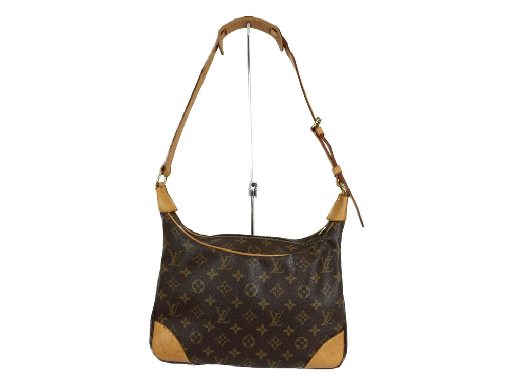 Louis Vuitton Hobo Brown Boulogne LV Monogram Bag Brown